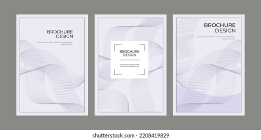 Brochure template layout, cover design annual report,