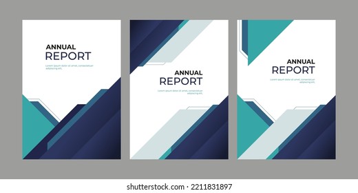 Brochure template layout, cover design annual report,