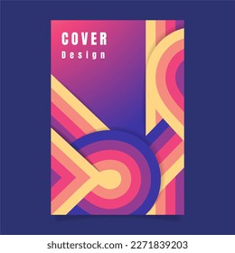 Diseño de la plantilla de folleto, diseño de portada, informe anual de negocios, volante. - Vector.