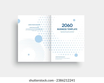 Brochure template layout, cover design annual report.