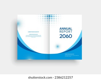 Brochure template layout, cover design annual report.