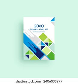 Diseño de la plantilla de folleto, informe anual de diseño de portada, revista, folleto, folleto