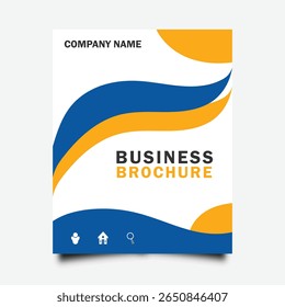 Brochure template layout, cover design annual report
