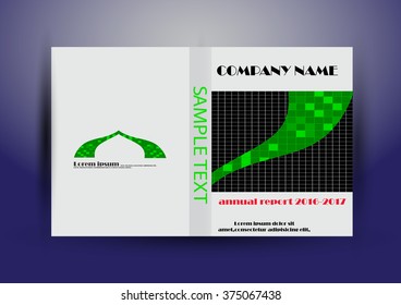Brochure template layout, cover design annual report, magazine, flyer or booklet background. Vector Illustration. - Powered by Shutterstock - Get 15% off with code: PIKWIZARD15