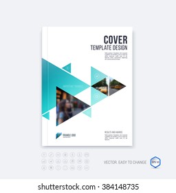 Brochure Template Layout Cover Design Annual Stock Vector (Royalty Free ...