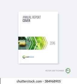 Brochure template layout, cover design annual report, magazine, flyer or booklet in A4 with dynamic arrows and geometric shapes on polygonal background. Vector Illustration.