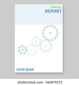 Brochure template layout, cover design annual report, magazine, flyer or booklet in A4