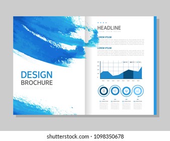 Brochure template layout design