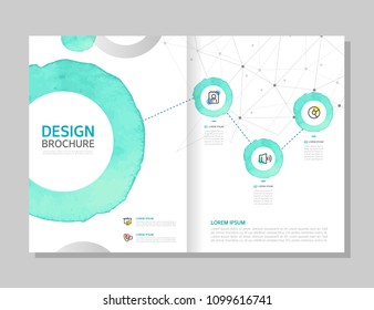 Brochure template layout design
