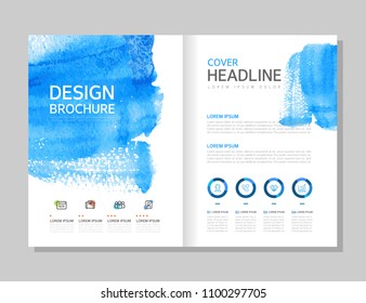 Brochure template layout design