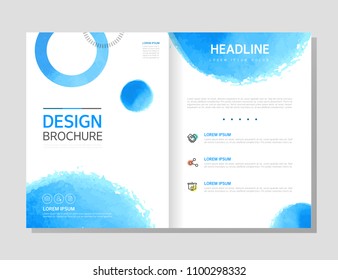 Brochure template layout design