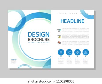 Brochure template layout design