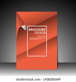 Brochure template layout design. Annual report, catalog, Corporate business. Simple Flyer promotion. magazine. Vector illustration
