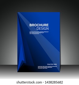 Brochure template layout design. Annual report, catalog, Corporate business. Simple Flyer promotion. magazine. Vector illustration