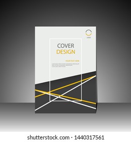 Brochure template layout design. Annual report, catalog, Corporate business. Simple Flyer promotion. magazine. Vector illustration