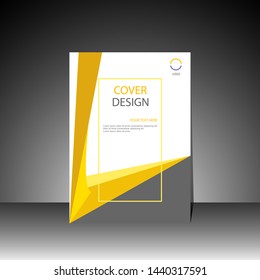 Brochure template layout design. Annual report, catalog, Corporate business. Simple Flyer promotion. magazine. Vector illustration