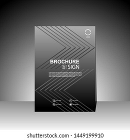 Brochure template layout design. Annual report, catalog, Corporate business. Simple Flyer promotion. magazine. Vector illustration