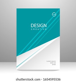 Brochure template layout design. Annual report, catalog, Corporate business. Simple Flyer promotion. magazine. Vector illustration