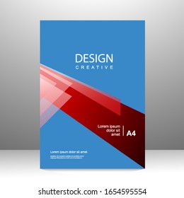 Diseño de diseño de plantilla de folleto. Informe anual, catálogo, Empresa. Promoción Simple Flyer. revista. Ilustración del vector