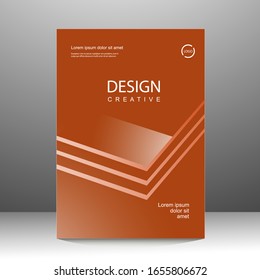 Diseño de diseño de plantilla de folleto. Informe anual, catálogo, Empresa. Promoción Simple Flyer. revista. Ilustración del vector