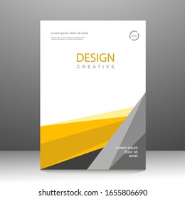 Brochure template layout design. Annual report, catalog, Corporate business. Simple Flyer promotion. magazine. Vector illustration