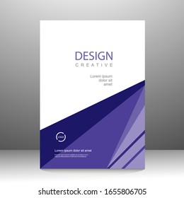 Brochure template layout design. Annual report, catalog, Corporate business. Simple Flyer promotion. magazine. Vector illustration
