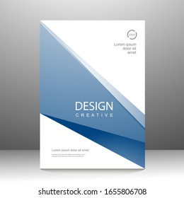Brochure template layout design. Annual report, catalog, Corporate business. Simple Flyer promotion. magazine. Vector illustration