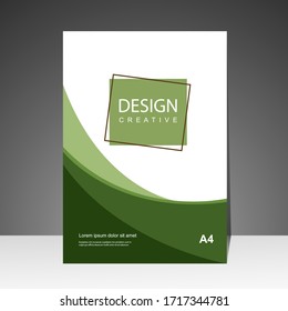 Brochure template layout design. Annual report, catalog, Corporate business. Simple Flyer promotion. magazine. Vector illustration