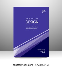 Brochure template layout design. Annual report, catalog, Corporate business. Simple Flyer promotion. magazine. Vector illustration