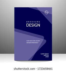 Brochure template layout design. Annual report, catalog, Corporate business. Simple Flyer promotion. magazine. Vector illustration