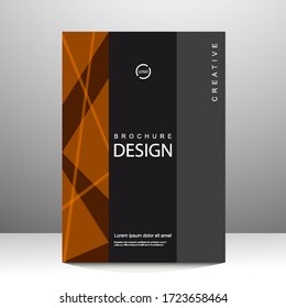 Brochure template layout design. Annual report, catalog, Corporate business. Simple Flyer promotion. magazine. Vector illustration