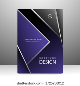 Brochure template layout design. Annual report, catalog, Corporate business. Simple Flyer promotion. magazine. Vector illustration