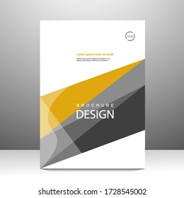 Diseño de diseño de plantilla de folleto. Informe anual, catálogo, negocio corporativo. Promoción simple de volante. de la barra Formato. Ilustración del vector