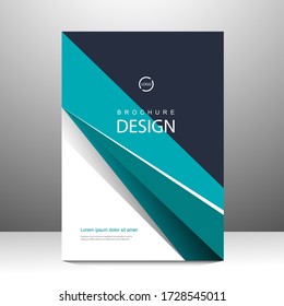 Brochure template layout design. Annual report, catalog, Corporate business. Simple Flyer promotion. magazine. Vector illustration