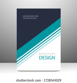 Brochure template layout design. Annual report, catalog, Corporate business. Simple Flyer promotion. magazine. Vector illustration