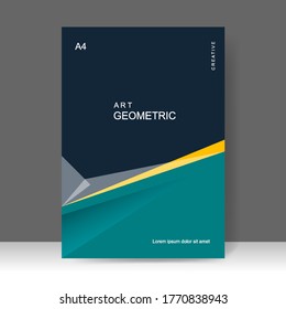 Brochure template layout design. Annual report, catalog, Corporate business. Simple Flyer promotion. magazine. Vector illustration