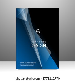 Brochure template layout design. Annual report, catalog, Corporate business. Simple Flyer promotion. magazine. Vector illustration