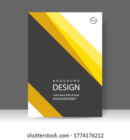 Brochure template layout design. Annual report, catalog, Corporate business. Simple Flyer promotion. magazine. Vector illustration