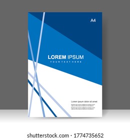 Brochure template layout design. Annual report, catalog, Corporate business. Simple Flyer promotion. magazine. Vector illustration