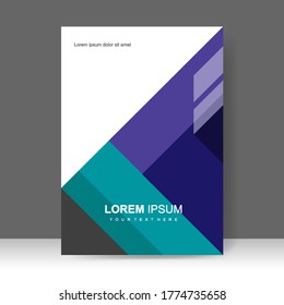 Brochure template layout design. Annual report, catalog, Corporate business. Simple Flyer promotion. magazine. Vector illustration