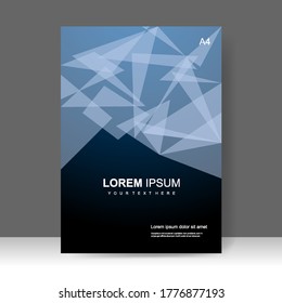 Brochure template layout design. Annual report, catalog, Corporate business. Simple Flyer promotion. magazine. Vector illustration