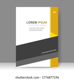 Brochure template layout design. Annual report, catalog, Corporate business. Simple Flyer promotion. magazine. Vector illustration