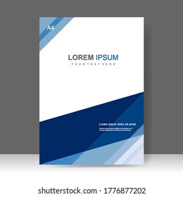 Brochure template layout design. Annual report, catalog, Corporate business. Simple Flyer promotion. magazine. Vector illustration