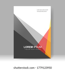 Brochure template layout design. Annual report, catalog, Corporate business. Simple Flyer promotion. magazine. Vector illustration