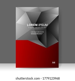 Brochure template layout design. Annual report, catalog, Corporate business. Simple Flyer promotion. magazine. Vector illustration