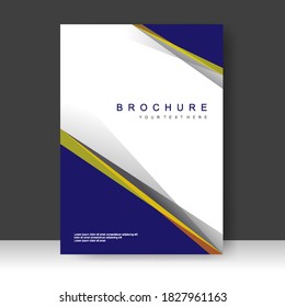 Brochure template layout design. Annual report, catalog, Corporate business. Simple Flyer promotion. magazine. Vector illustration