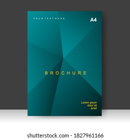 Diseño de diseño de plantilla de folleto. Informe anual, catálogo, negocio corporativo. Promoción simple de volante. de la barra Formato. Ilustración del vector