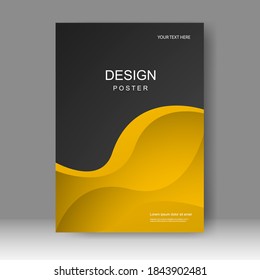 Brochure template layout design. Annual report, catalog,Poster in A4 size, Corporate business. Simple Flyer promotion. magazine. Vector illustration