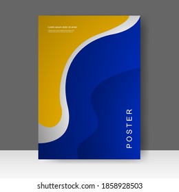 Brochure template layout design. Annual report, catalog, Corporate business, Poster in A4 size, Simple Flyer promotion. magazine. Vector illustration