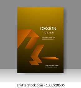 Brochure template layout design. Annual report, catalog, Corporate business, Poster in A4 size, Simple Flyer promotion. magazine. Vector illustration